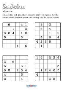 very easy sudoku printable 4 per page