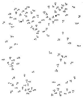 very hard printable dot to dot