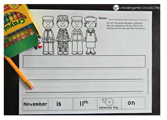 Veterans Day Printables for Kids - Lesson Plans