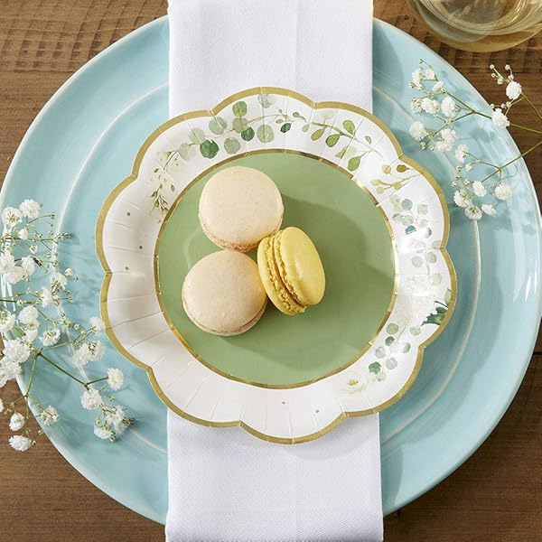 Amazon.com: Victoria Lynn Foil Gold, 72 pieces Place Cards : Home ...