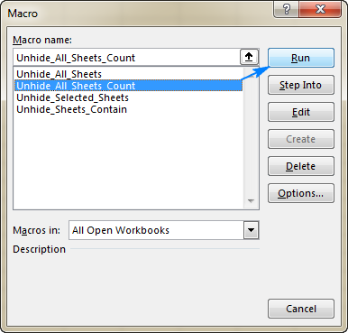 How to unhide sheets in Excel: show multiple or all hidden sheets