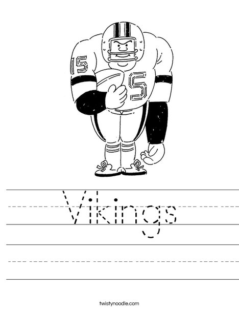 Vikings Worksheet - Twisty Noodle
