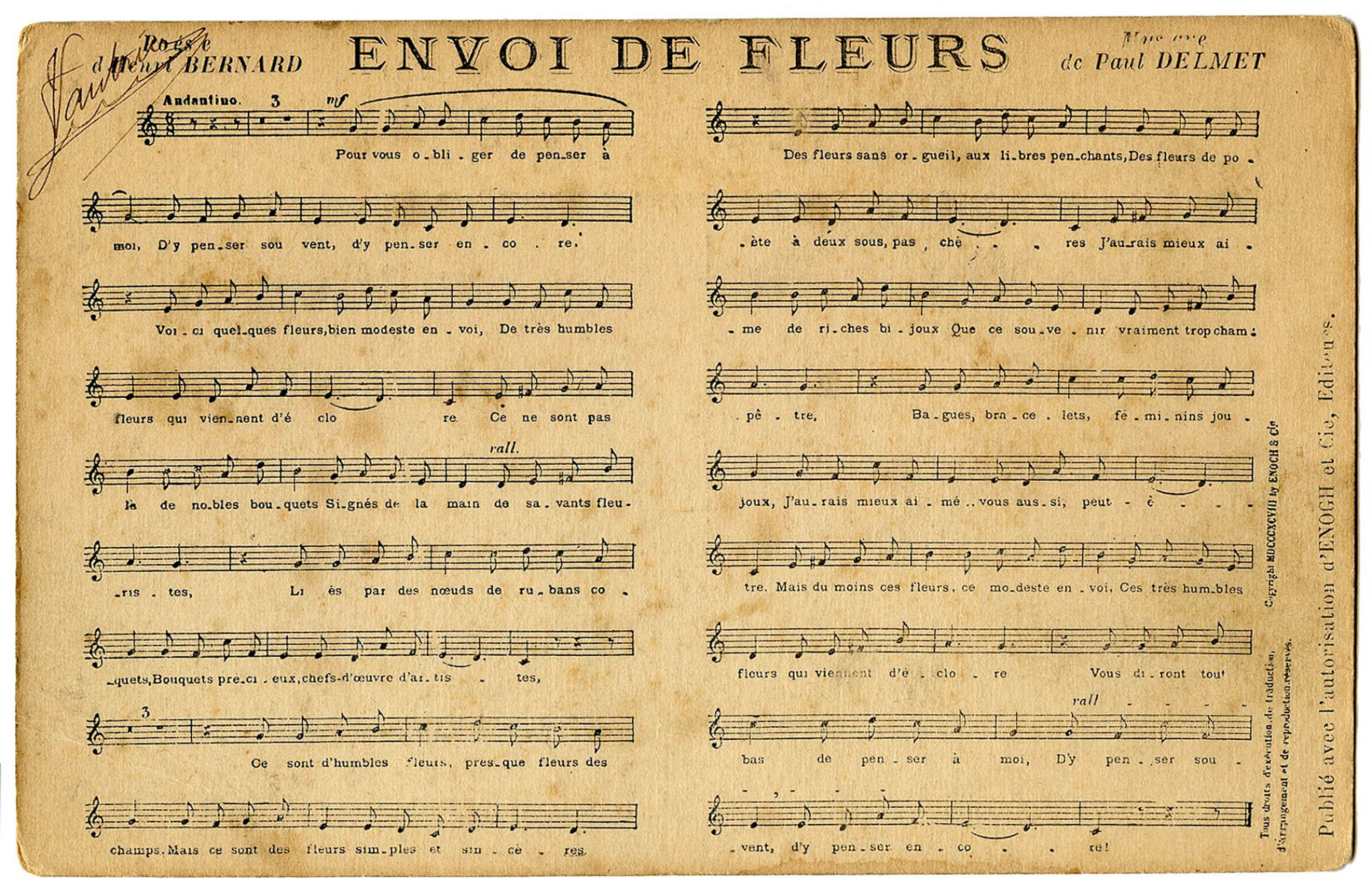 10 Sheet Music Ephemera Printables! - The Graphics Fairy