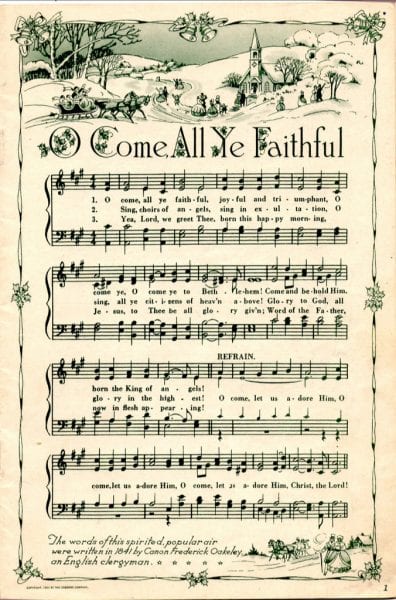 vintage printable sheet music free