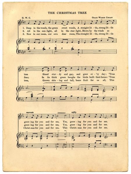 vintage printable sheet music free