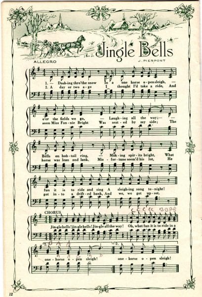 vintage printable sheet music free