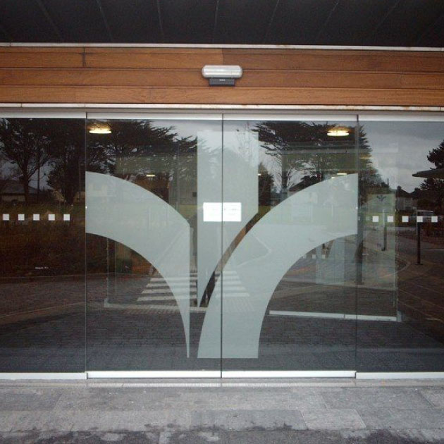 Frosted glass vinyl graphics - A1 Signs