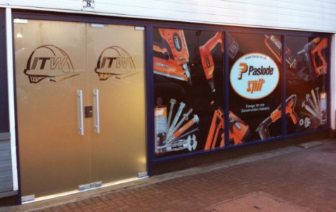 Window Graphics | Glasgow| Etch | Vinyl | Lettering | one way ...
