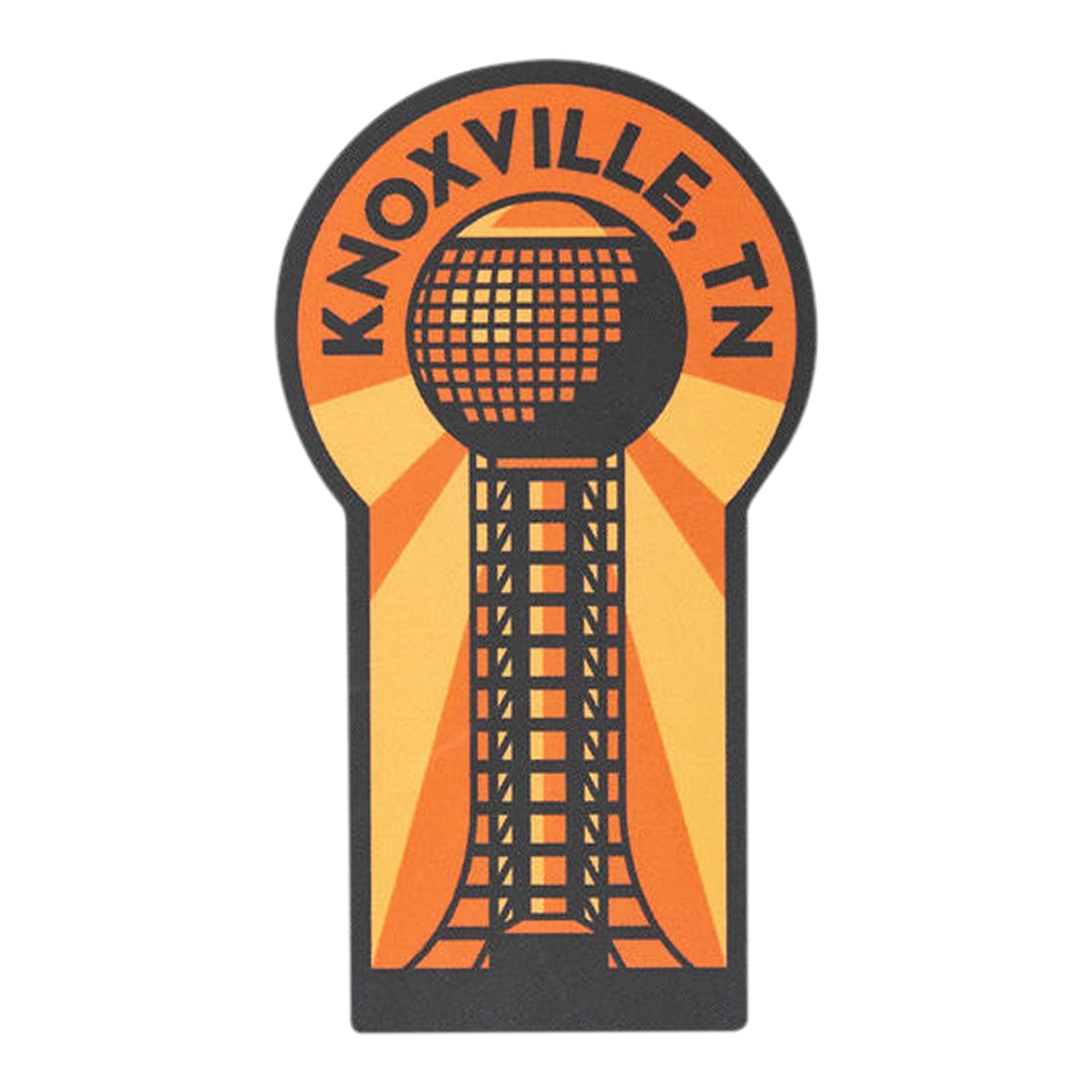 Vagabond Heart Knoxville Sticker - Sunsphere - Weatherproof Vinyl Tennessee  Souvenir Decal