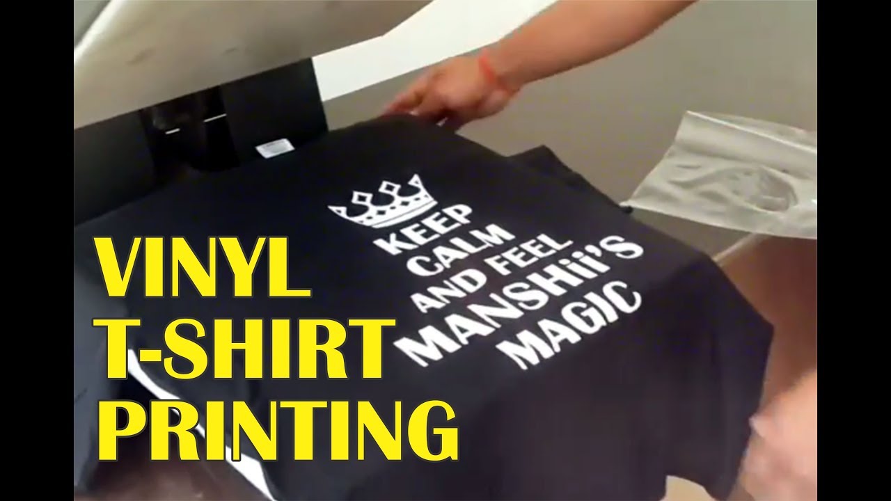 9990753656 Vinyl T-shirt Printing Tutorial by The Printing Wala