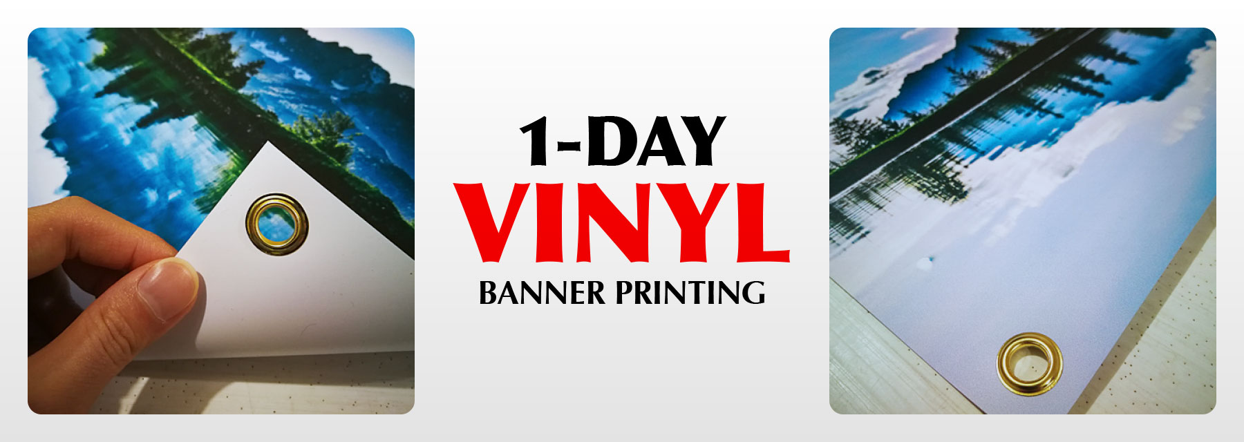 Vinyl Banner Printed in Vancouver BC, Waterproof, 1-Day Rush, Low ...