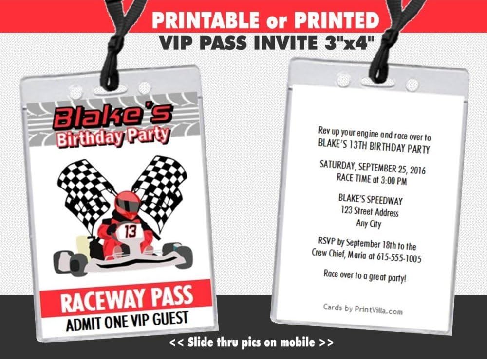 vip party invitations printable