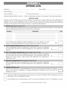 Sentencing Worksheets Help Courts Determine Sentences | 802-444-4357