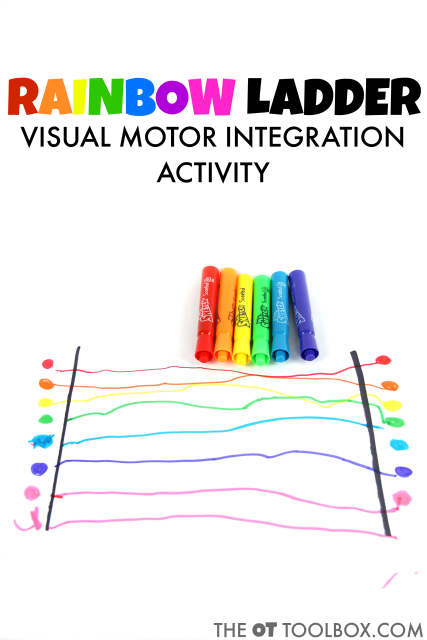 Rainbow Ladder Visual Motor Activity - The OT Toolbox