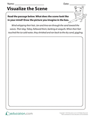 Visualize the Scene | Worksheet 