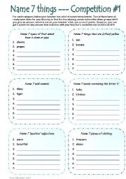 vocab building worksheet