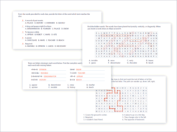 vocab worksheet generator