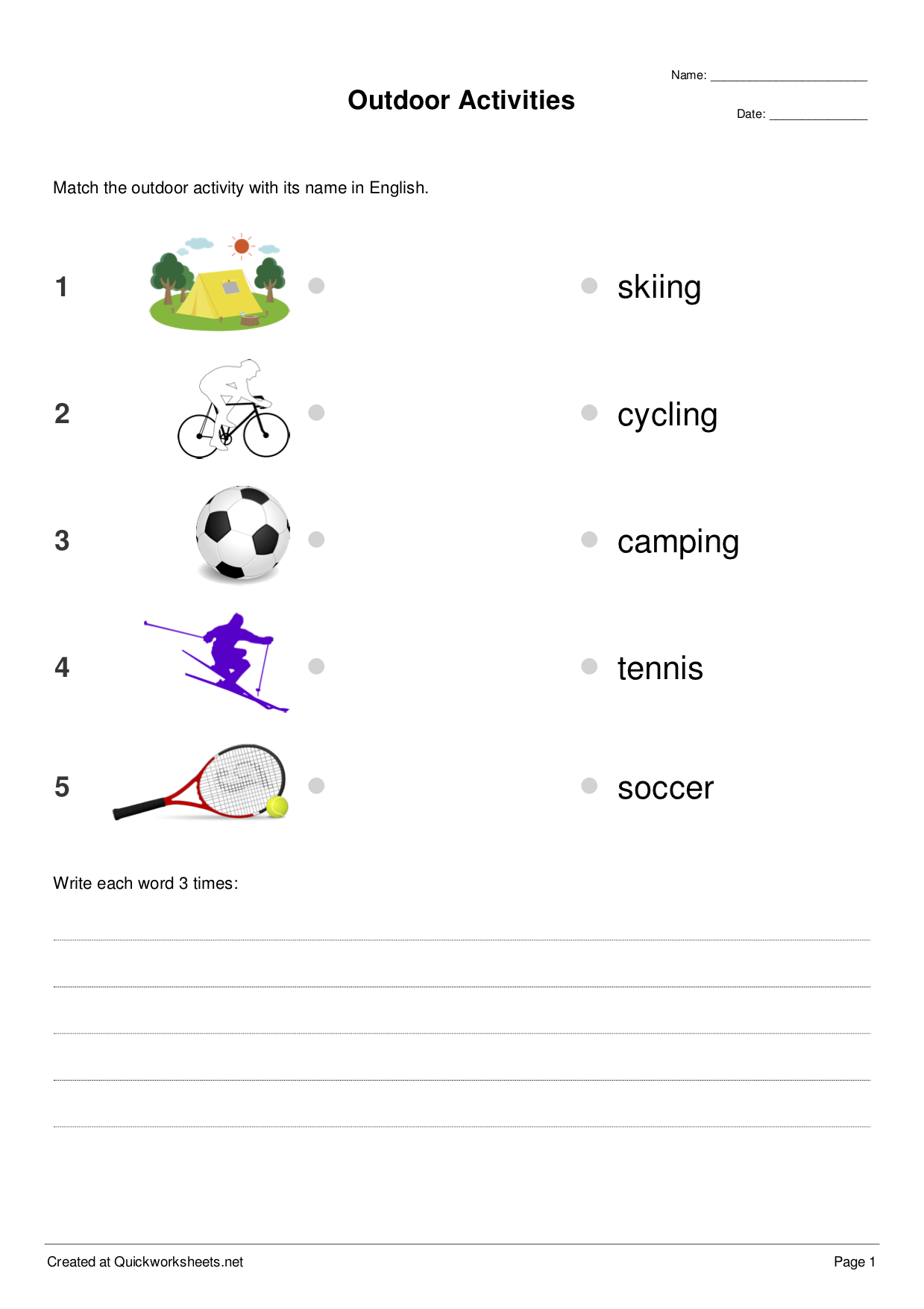 Word Scramble, Wordsearch, Crossword, Matching Pairs and other ...