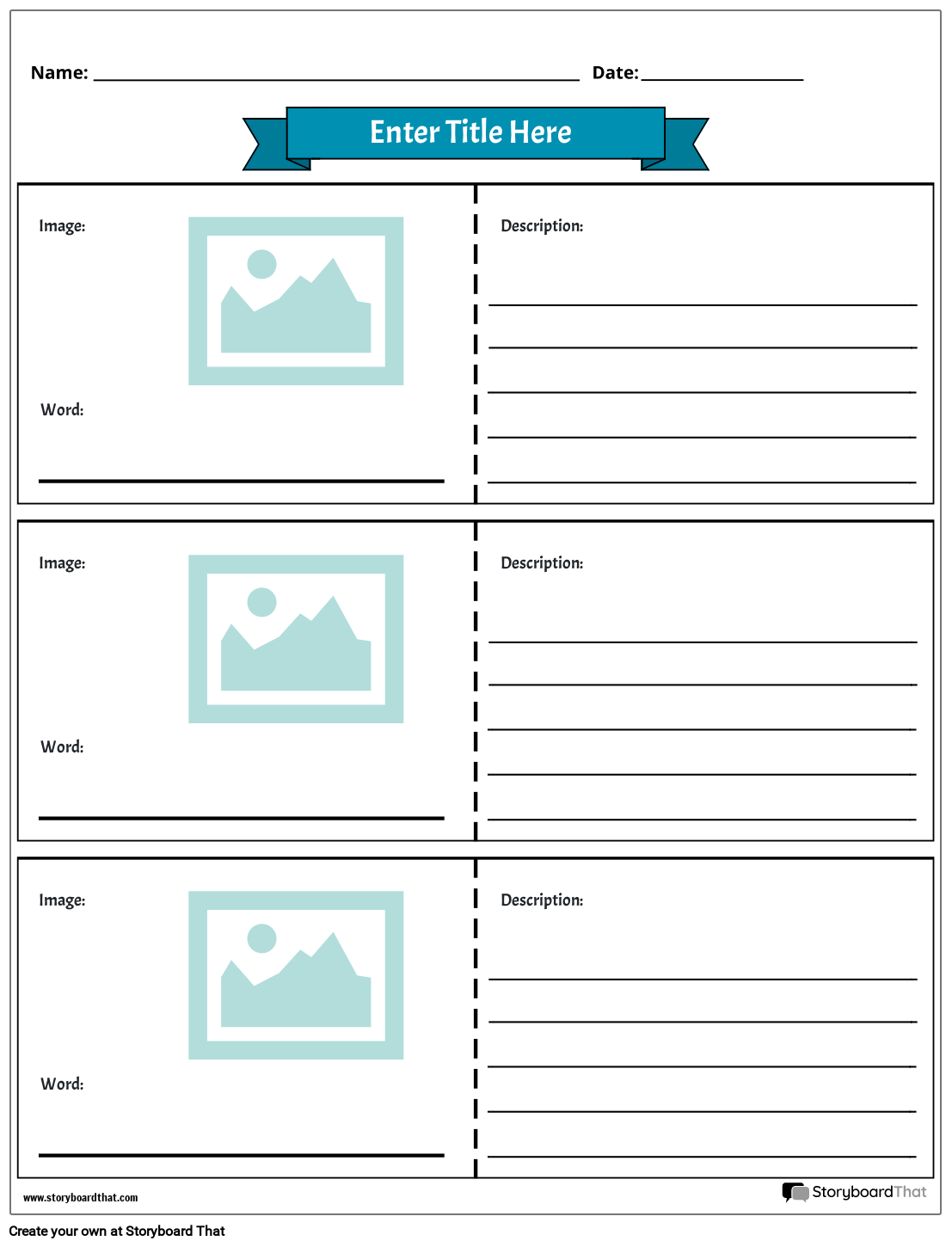 vocabulary word study worksheet