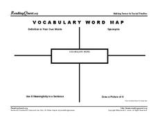 vocabulary word worksheet