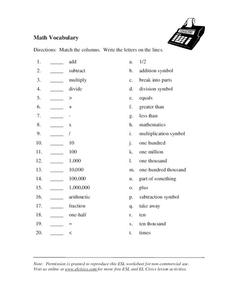 vocabulary worksheet 8th grade