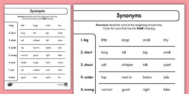 Vocabulary Builder Worksheet | 1st Grade Resource | Twinkl