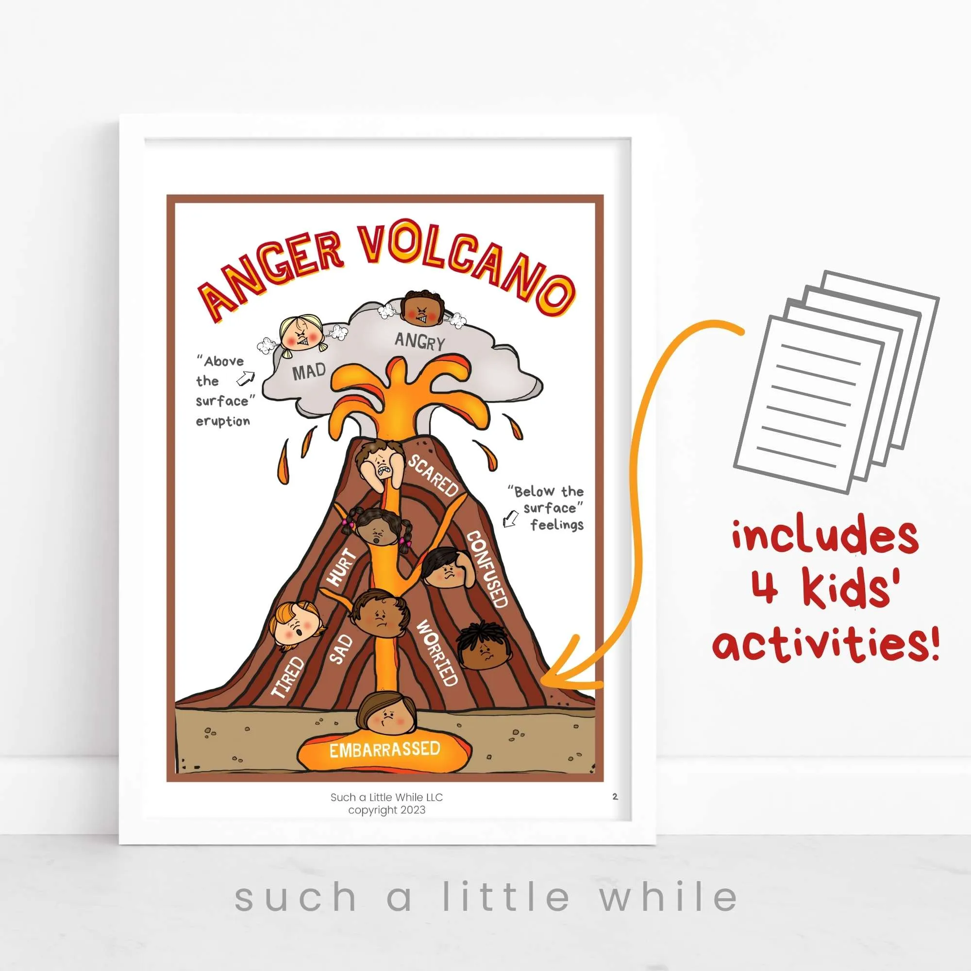 volcano worksheet for middle school