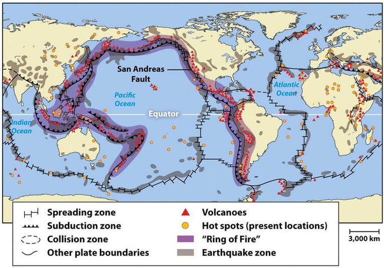 volcanoes and plate tectonics worksheet answers