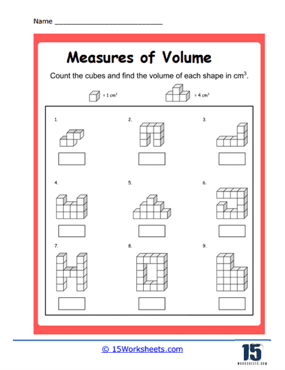 volume of irregular rectangular prism worksheet