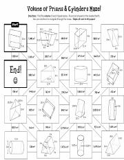 11.7 Volume of Prisms &  Cylinders Maze.pdf - | Course Hero