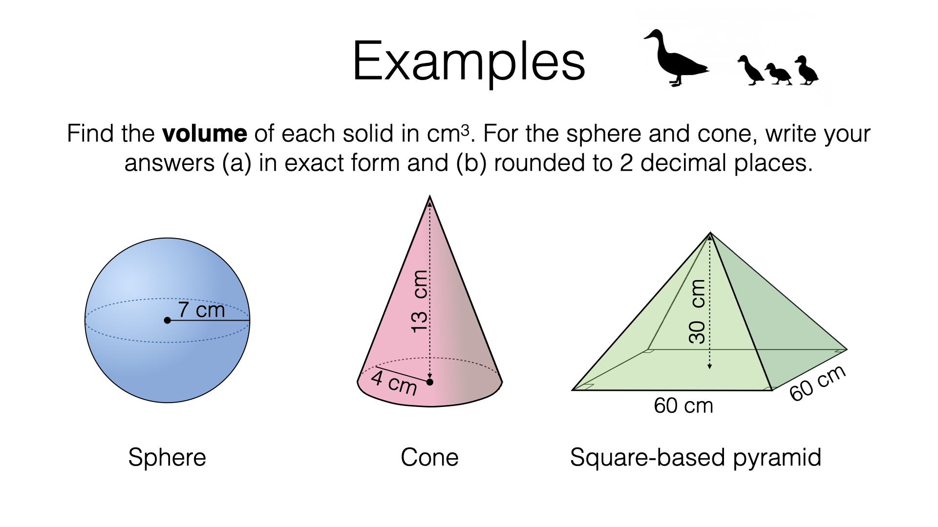 volume of pyramids cones and spheres worksheet