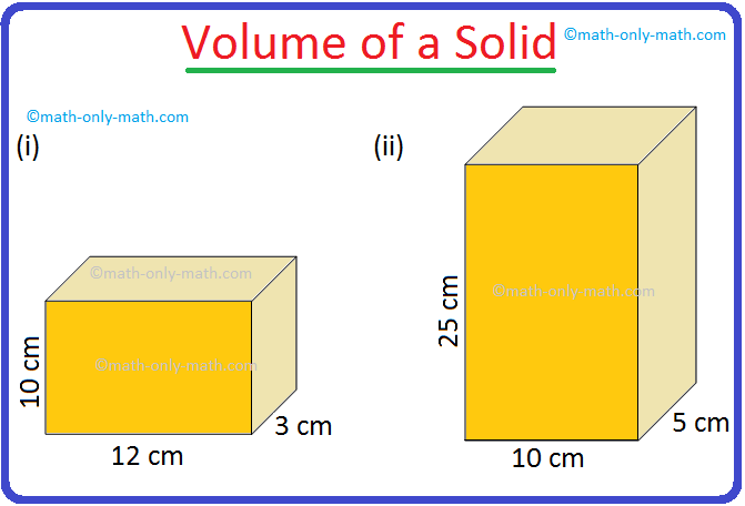 volume of solid figures worksheet