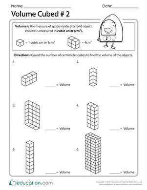 Volume Cubed #2 | Worksheet 