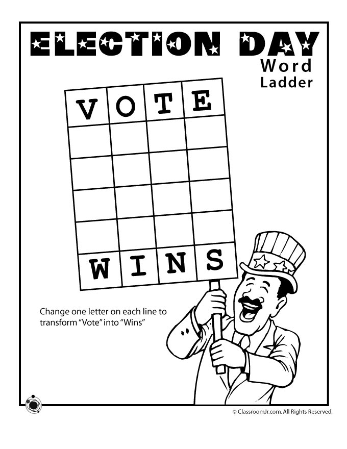 Election Worksheets for Kids | Woo! Jr. Kids Activities ...