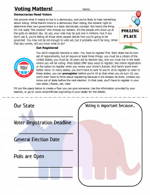 Voting Matters Activity | Why Voting Matters | iCivics