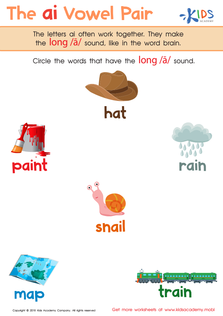 Vowel Blends Worksheets: Free Vowel Blends Printable PDF