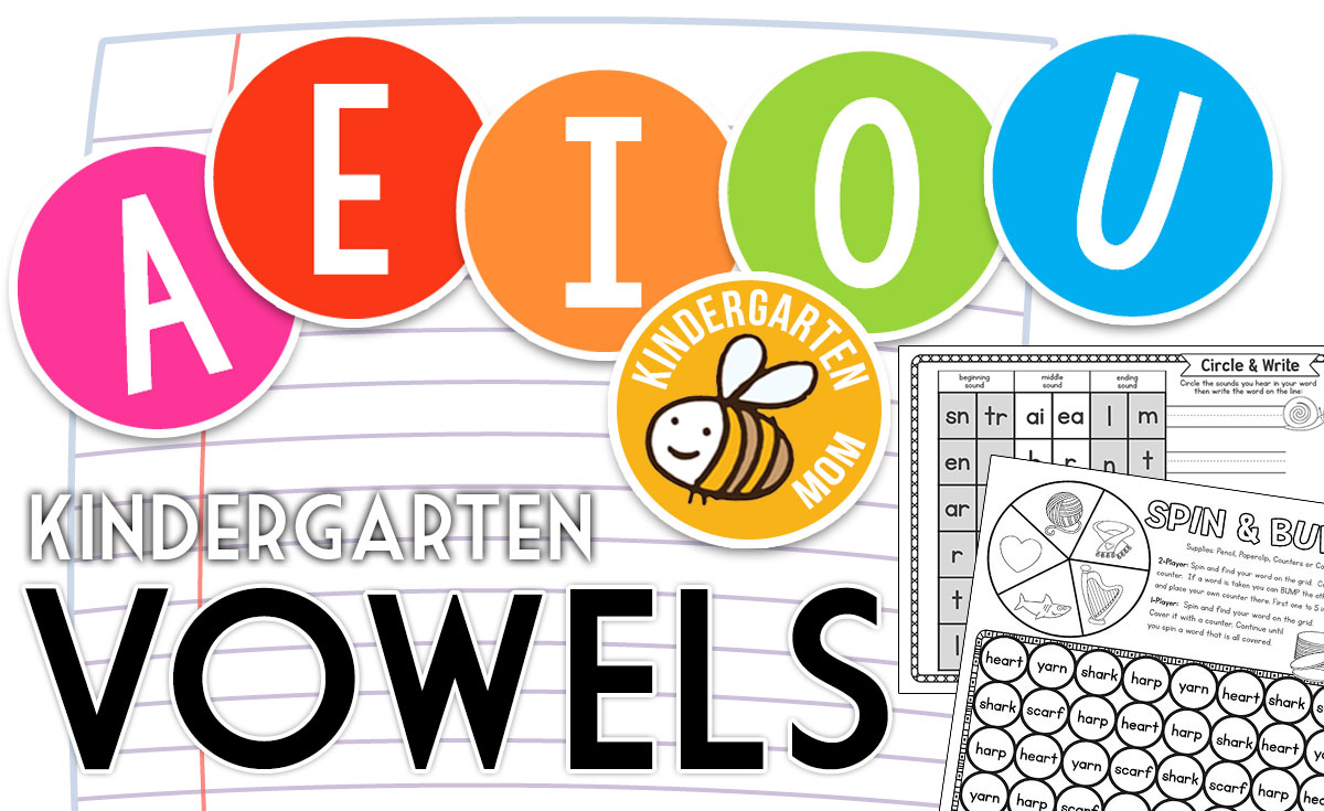 Free Vowel Charts, Worksheets &  Printables