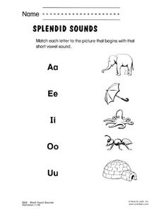 vowels worksheet for preschoolers