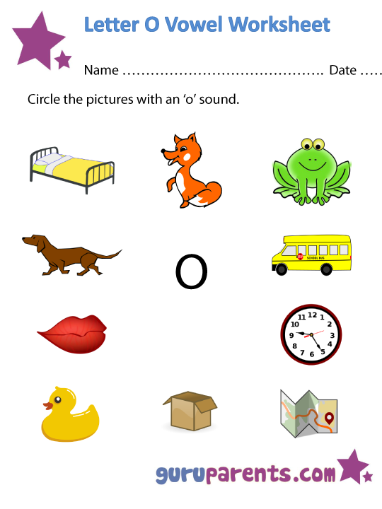 vowels worksheet for preschoolers