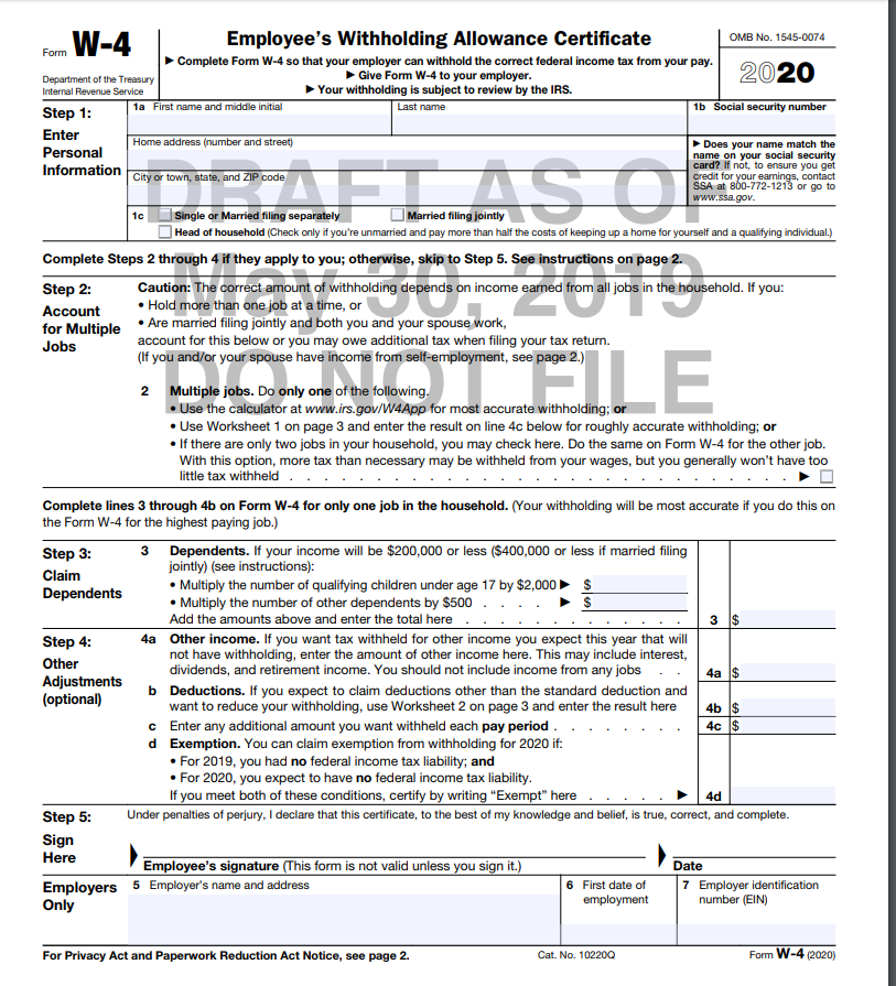 w 4 worksheet calculator