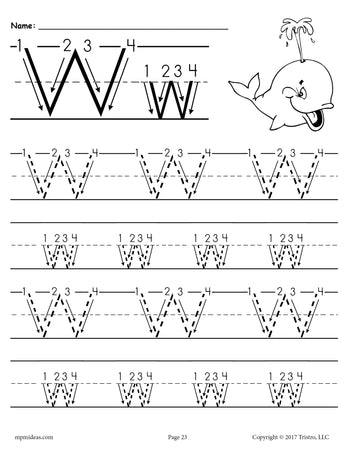 FREE Preschool Letter W Worksheets and Printables Ages 3-4 Years ...