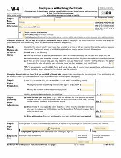 w4 allowance worksheet