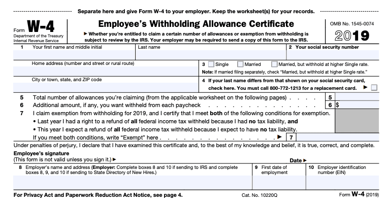 w4 allowance worksheet