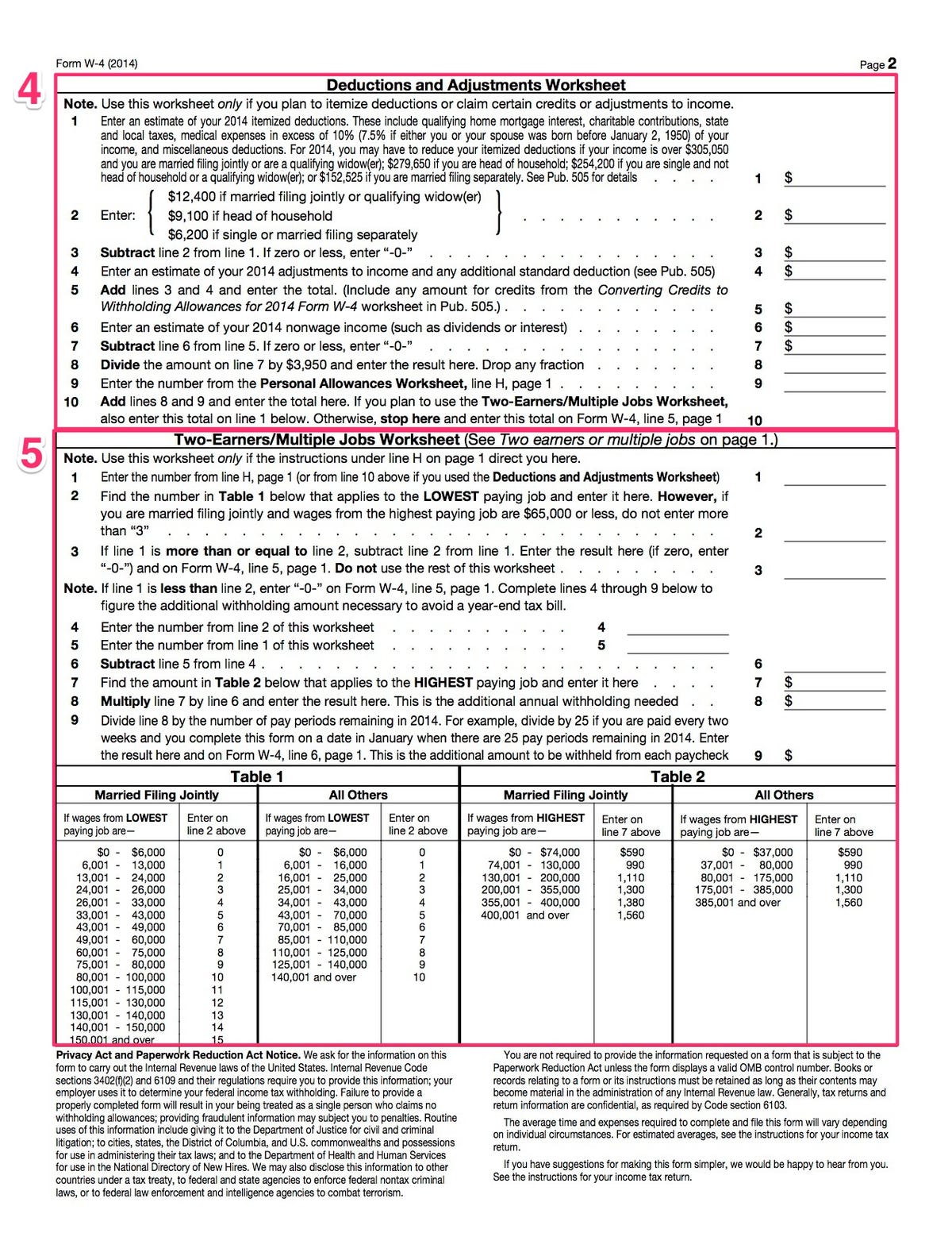 How to Complete the W-4 Tax Form | The Georgia Way
