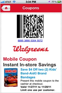 Walgreens Scanning Mobile Coupons at 7 700 Stores 11/29/2011 Walgreens Scanning Mobile Coupons at 7 700 Stores 11/29/2011