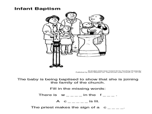 Baptism Lesson Plans &  Worksheets Reviewed by Teachers