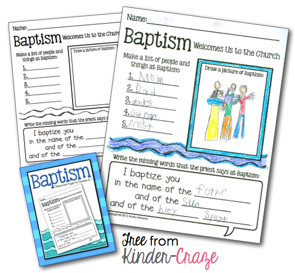 Celebrating Baptism (and a Really Great FREEBIE)