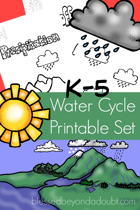 FREE The Water Cycle Worksheets and Resources - Blessed Beyond A Doubt