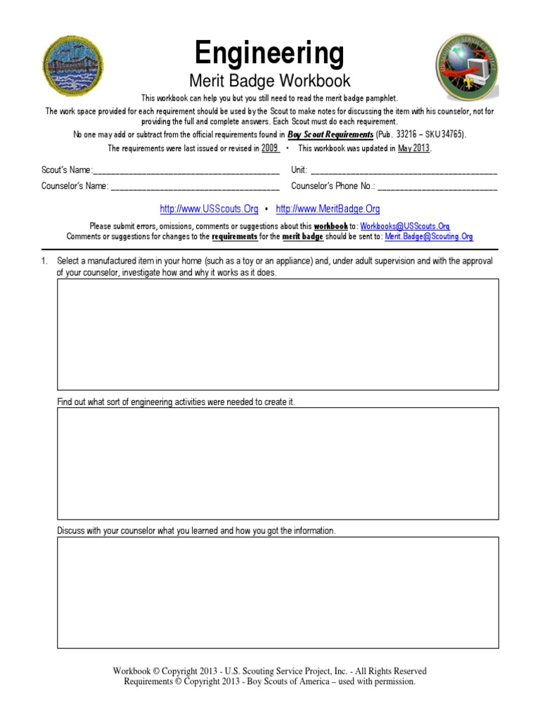 weather boy scout merit badge worksheet