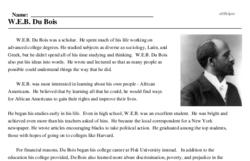 W.E.B. Du Bois | edHelper